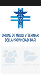 Mobile Screenshot of ordineveterinaribari.it